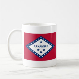 Caneca De Café Bandeira do Arkansas