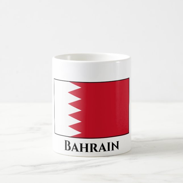 Caneca De Café Bandeira do Bahrein (Centro)