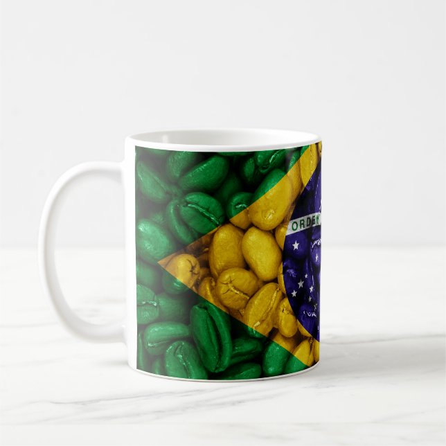 Caneca De Café Bandeira do Brasil (Esquerda)