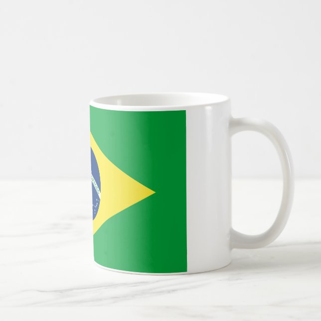 Caneca De Café bandeira do brasil (Direita)