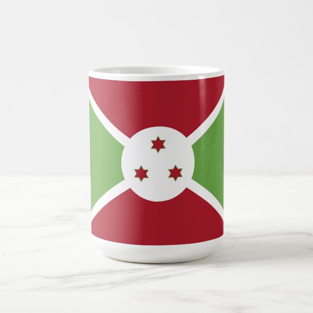 Caneca De Café Bandeira do Burundi (Centro)
