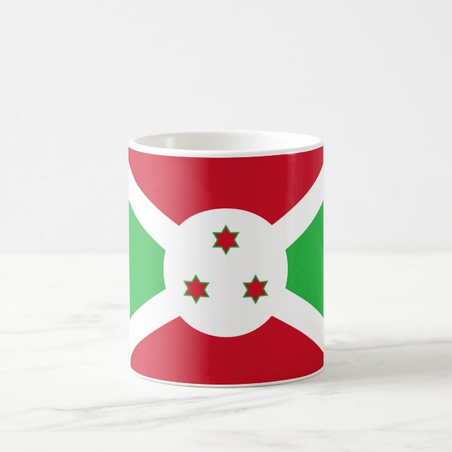 Caneca De Café Bandeira do Burundi (Centro)