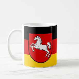 Caneca De Café Bandeira do Café Mug da Baixa Saxónia