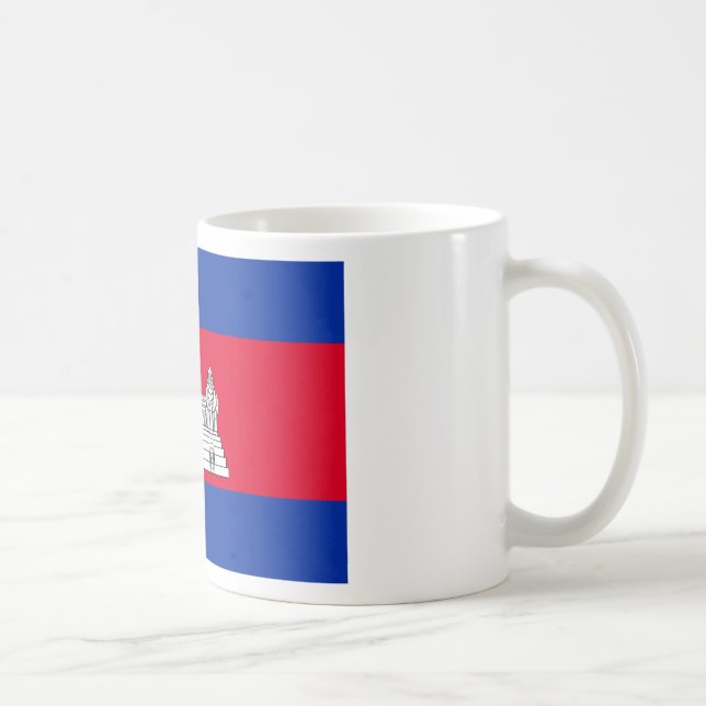 Caneca De Café Bandeira do Camboja (Direita)