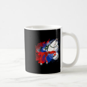 Caneca De Café Bandeira do Chile com Cavalo