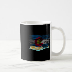 Caneca De Café Bandeira do Colorado Truta Marrom Fly Fishing Pesc
