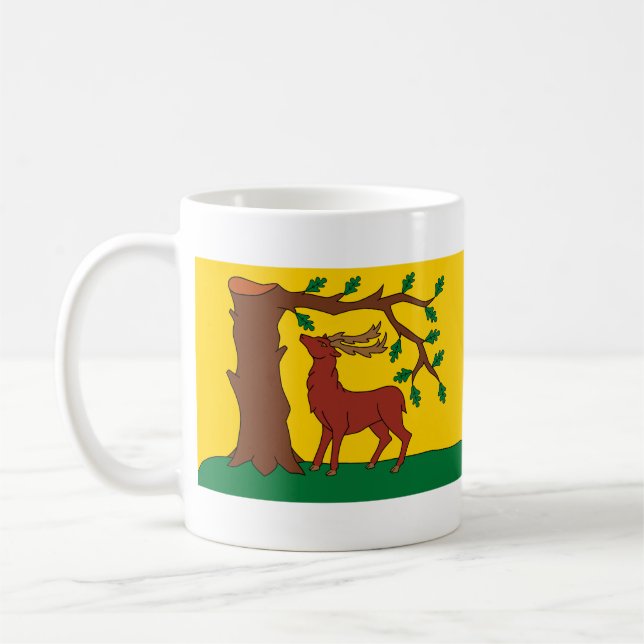 Caneca De Café Bandeira do condado histórico de Berkshire Coffee  (Esquerda)