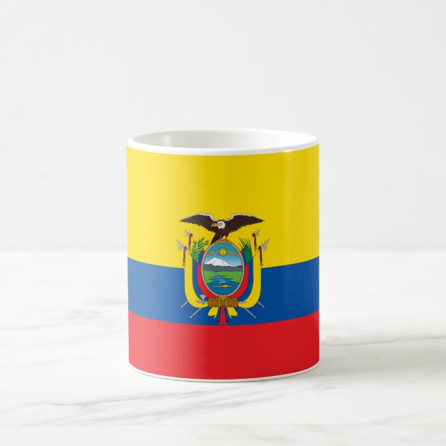 Caneca De Café Bandeira do Equador (Centro)