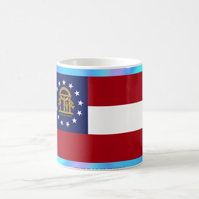 Caneca De Café Bandeira do Estado da Geórgia (Centro)
