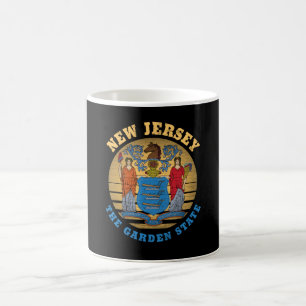 CANECA DE CAFÉ BANDEIRA DO ESTADO DE JERSEY GARDEN