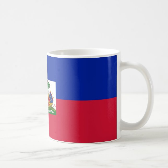 Caneca De Café Bandeira do Haiti (Direita)