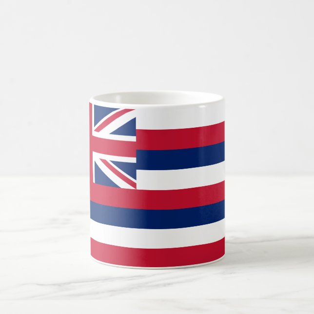 Caneca De Café Bandeira do Havaí (Estado dos EUA) (Centro)