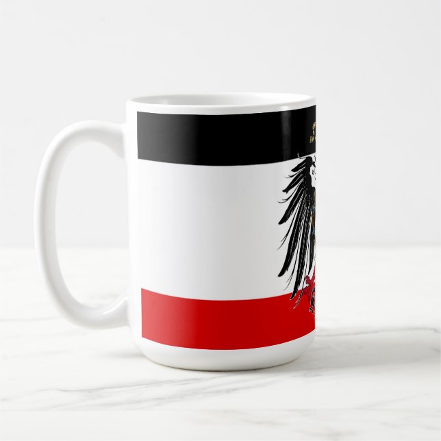 Caneca De Café Bandeira do Império Alemão (Esquerda)