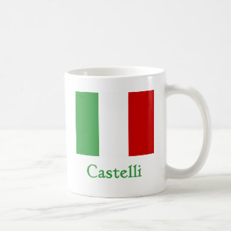 Caneca De Café Bandeira do italiano de Castelli