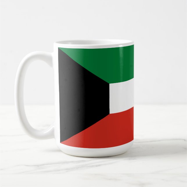 Caneca De Café bandeira do Kuwait (Esquerda)