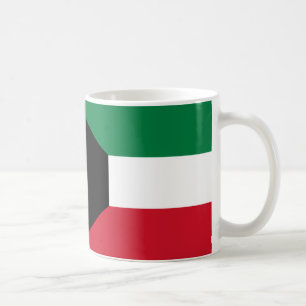 Caneca De Café Bandeira do Kuwait - Cânhamo cerâmico
