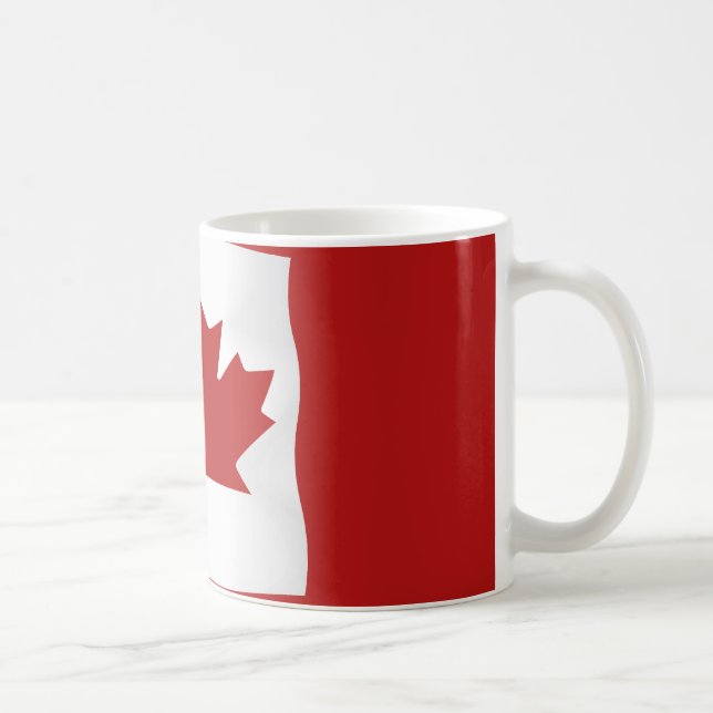 Caneca De Café Bandeira do l'Unifolié de Canadá (Direita)