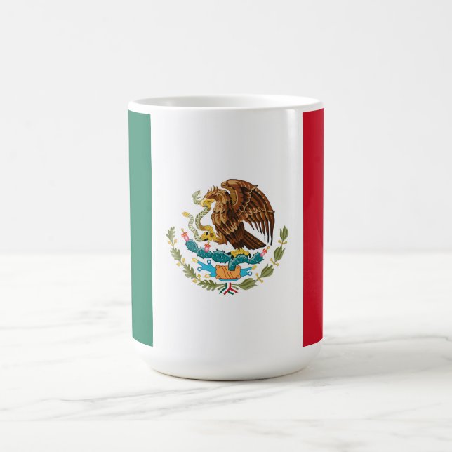 Caneca De Café Bandeira do México (Centro)
