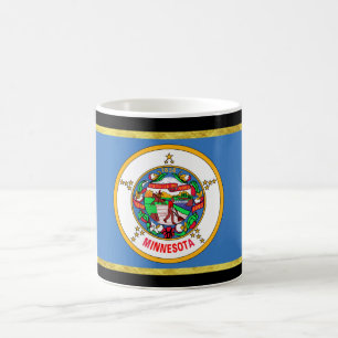 Caneca De Café bandeira do Minnesota
