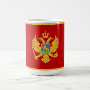 Caneca De Café Bandeira do Montenegro