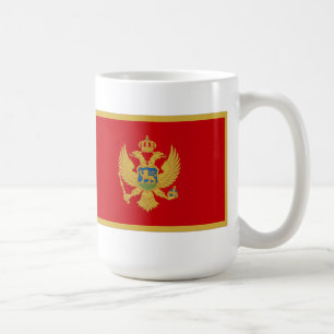 Caneca De Café Bandeira do Montenegro