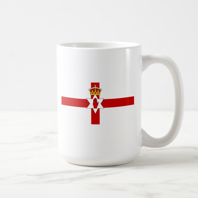 Caneca De Café Bandeira do Norther Ireland (Direita)