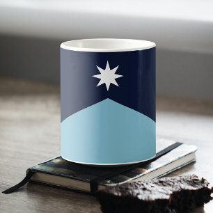 Caneca De Café Bandeira do Novo Estado Rebelde de Minnesota
