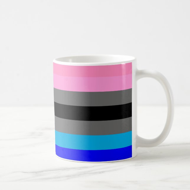Caneca De Café Bandeira do Orgulho Ambonec (Direita)