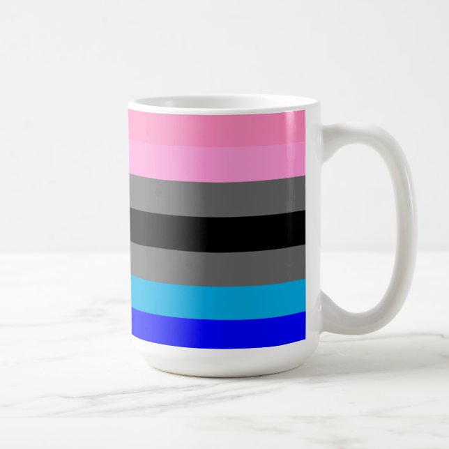 Caneca De Café Bandeira do Orgulho Ambonec (Direita)