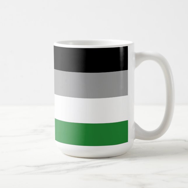 Caneca De Café Bandeira do Orgulho Androfilia (Direita)