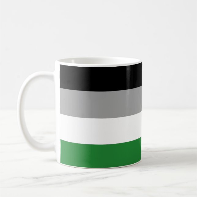 Caneca De Café Bandeira do Orgulho Androfilia (Esquerda)