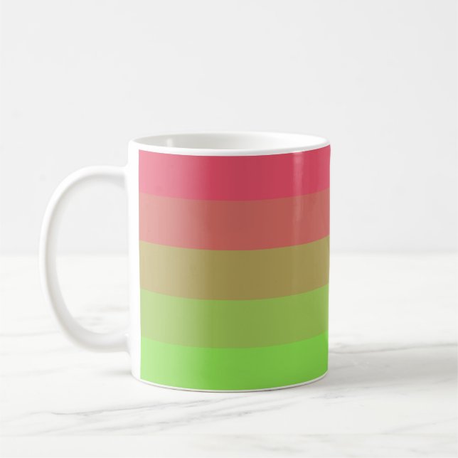 Caneca De Café Bandeira do Orgulho Aroflux (Esquerda)