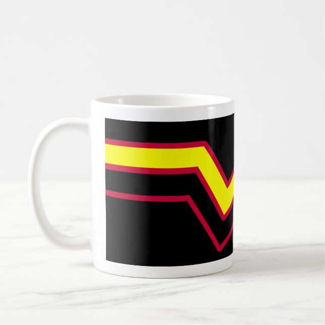 Caneca De Café Bandeira do Orgulho de Borracha / Látex (Esquerda)