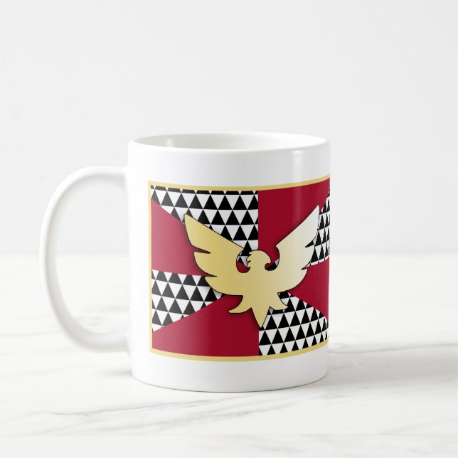 Caneca De Café Bandeira do Orgulho Drag (Esquerda)