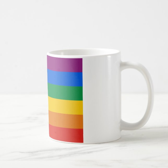 Caneca De Café Bandeira do orgulho gay (Direita)