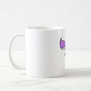 Caneca De Café Bandeira do Orgulho Genderqueer Chai 