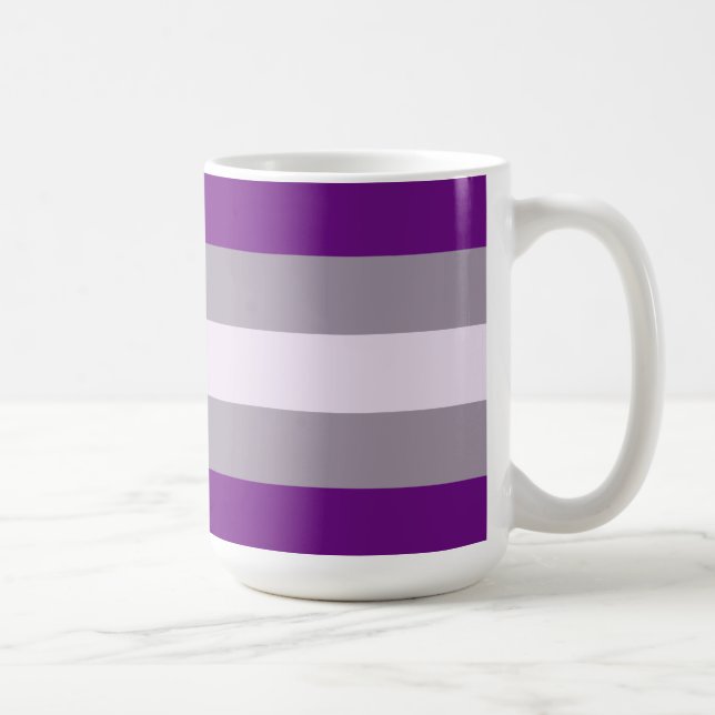 Caneca De Café Bandeira do Orgulho Grissexual (Direita)
