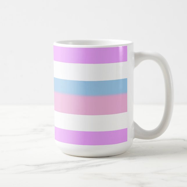 Caneca De Café Bandeira do Orgulho Intersexo (Direita)