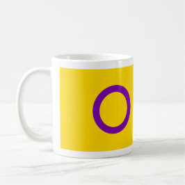 Caneca De Café Bandeira do Orgulho Intersexo