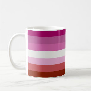 Caneca De Café Bandeira do Orgulho Lésbico
