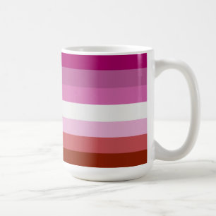 Caneca De Café Bandeira do Orgulho Lésbico