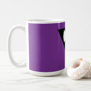 Caneca De Café bandeira do orgulho lésbico SlipperyJoe feminista 