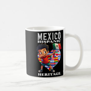 Caneca De Café bandeira do orgulho mexicano raízes do méxico patr