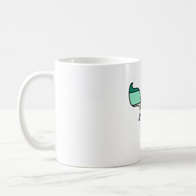 Caneca De Café Bandeira do Orgulho MLM Chai (Esquerda)