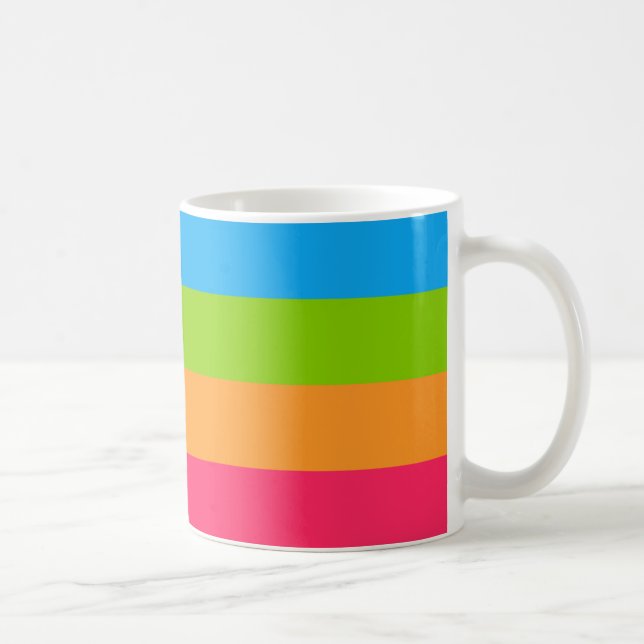 Caneca De Café Bandeira do Orgulho Panoromântico (Direita)