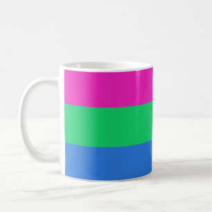 Caneca De Café Bandeira do Orgulho Polissexual