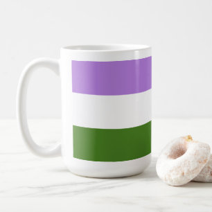 Caneca De Café Bandeira do Orgulho Queer