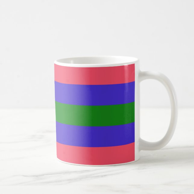 Caneca De Café Bandeira do Orgulho Trigênero (Direita)
