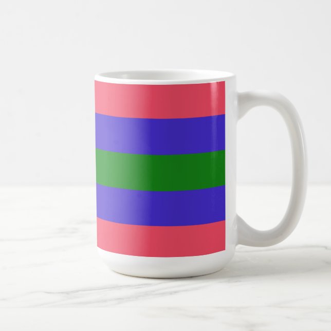 Caneca De Café Bandeira do Orgulho Trigênero (Direita)