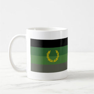 Caneca De Café Bandeira do Orgulho Uniforme Militar